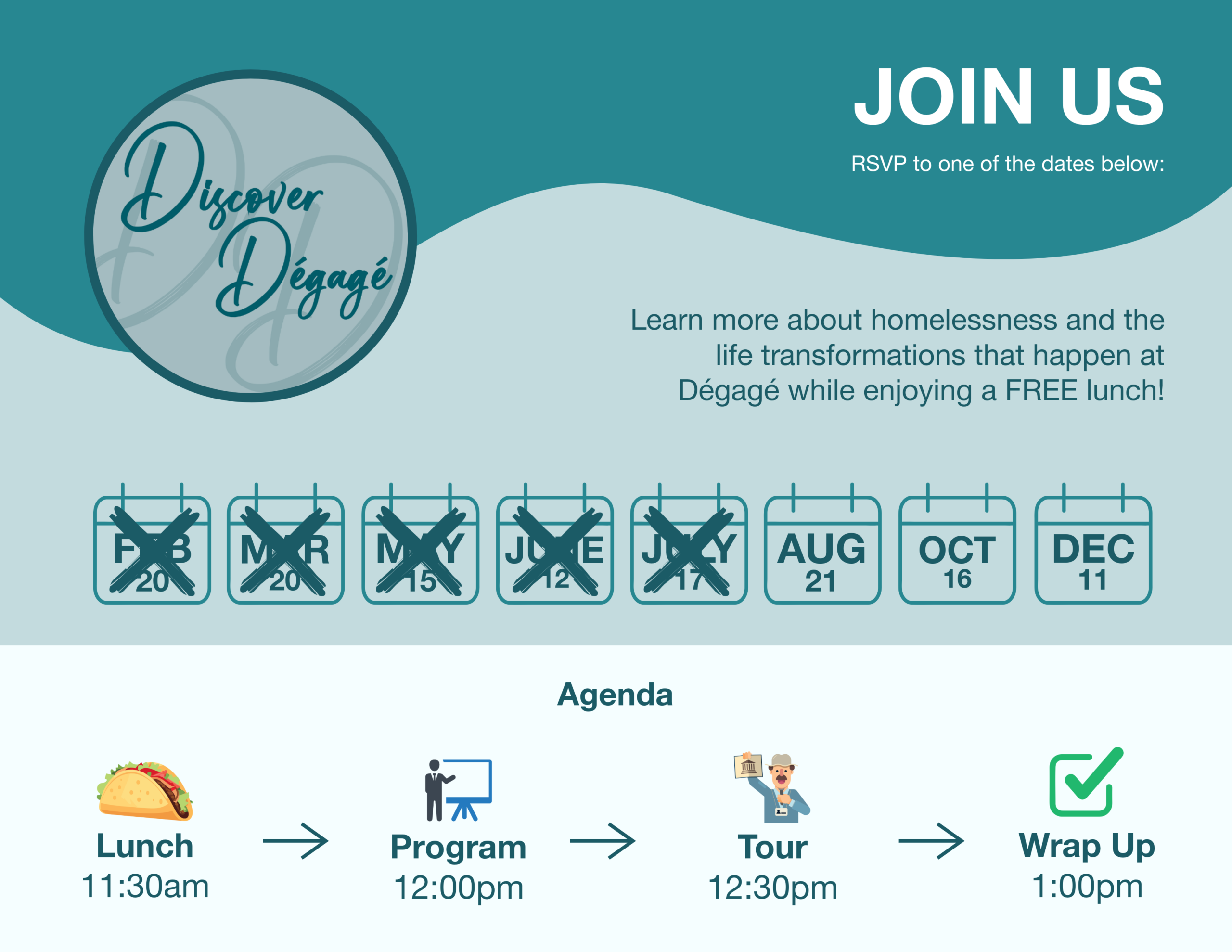 Degage Discover Degage Event header - 2025