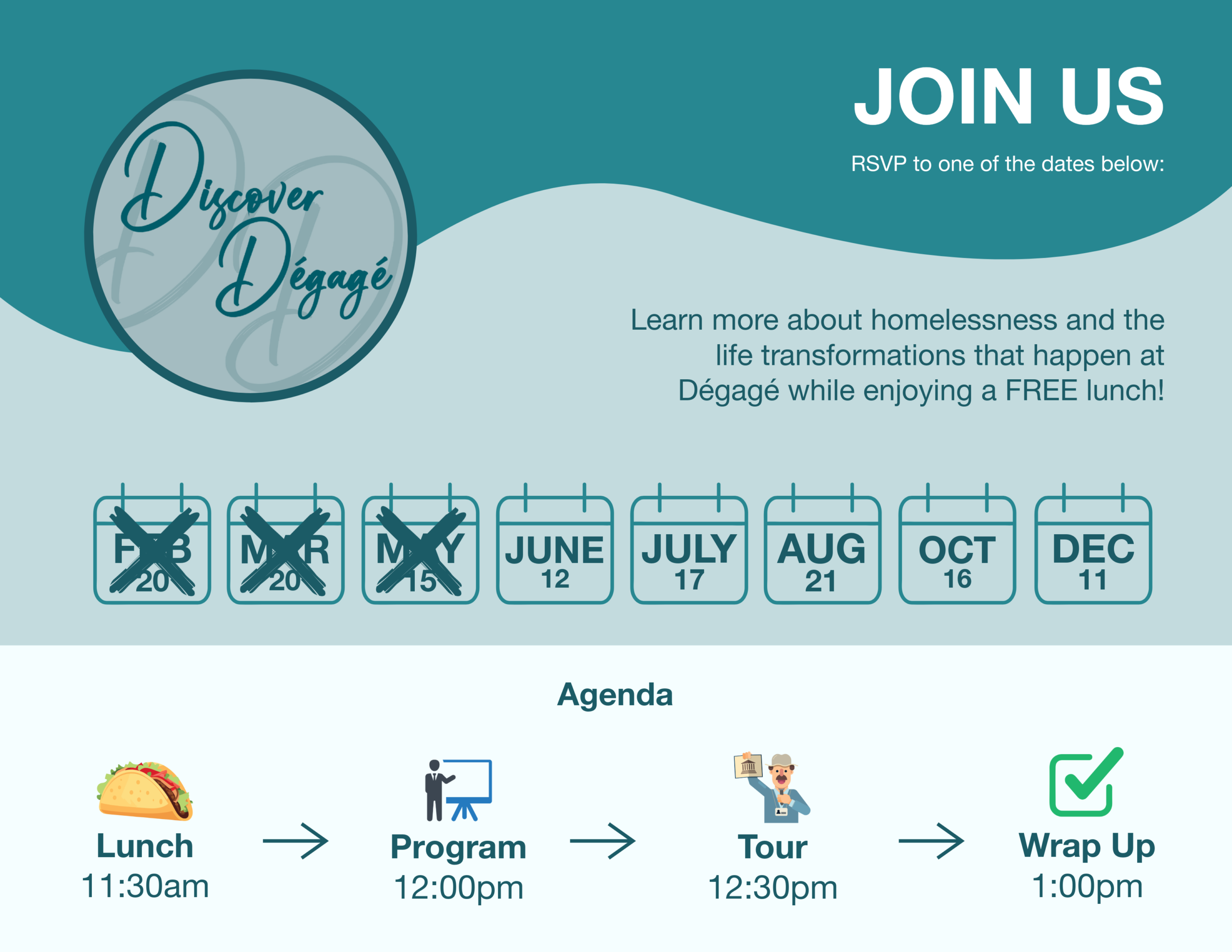 Degage Discover Degage Event header - 2025